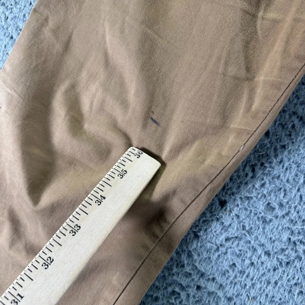 Hollister‎ Epic Flex Pant Men's 34x32 Brown Cotton Chino Skinny Business Stretch